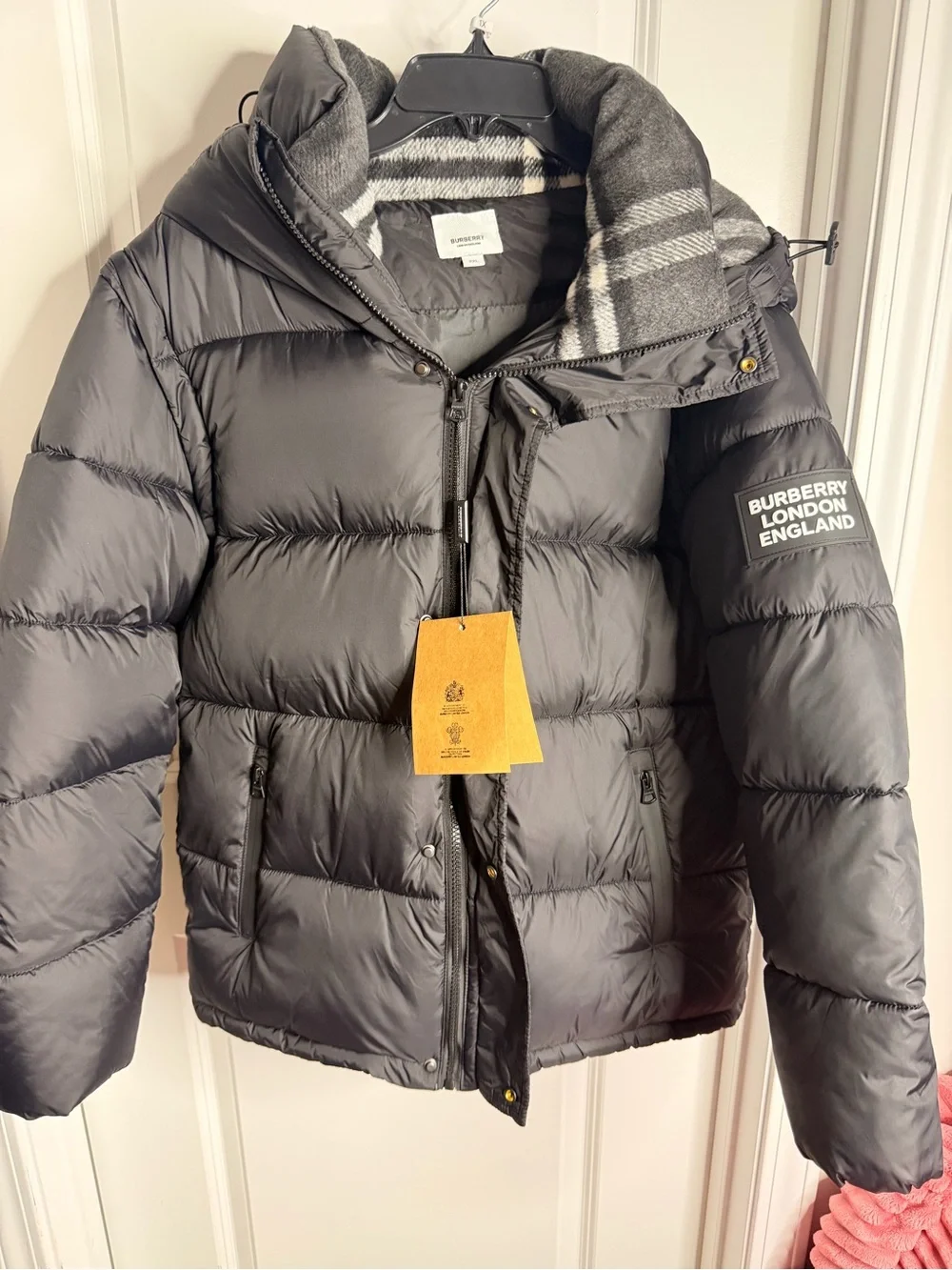 Black puffer jackets